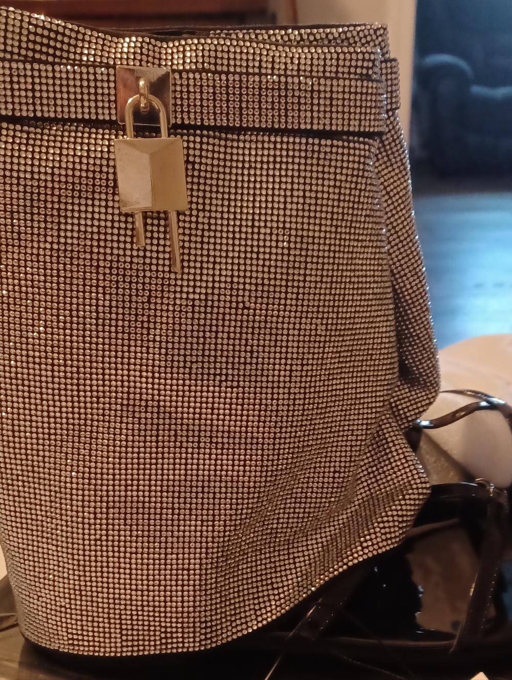 Cape Robbin Shiloha Sandal Black W/Bling - Picture 13 of 13